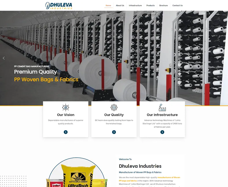 Dhuleva Industries website