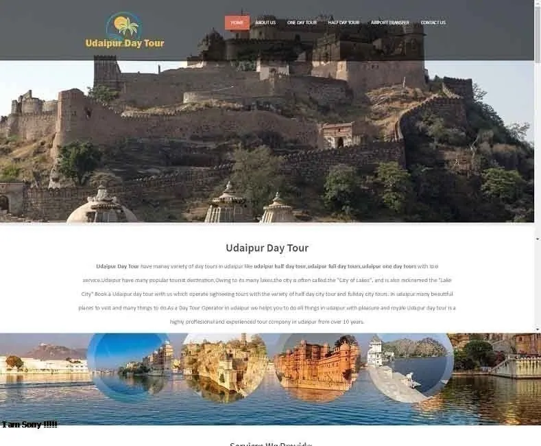 Udaipur Day Tour website