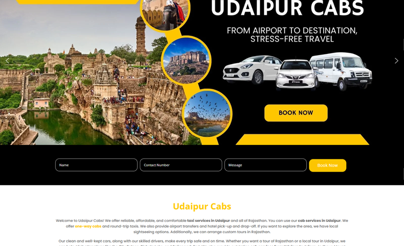Cab Service in Udaipur