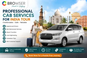 Professional Cab Services for India Tour