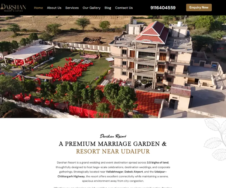 Darshan Resort Premium Wedding Resort in Udaipur