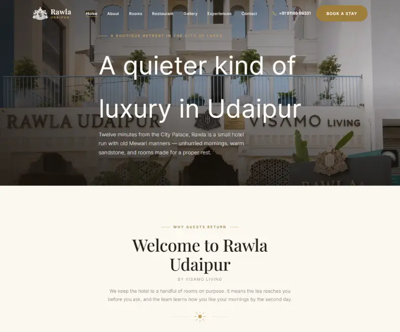 Rawla Udaipur - Luxury Boutique Hotel in Udaipur
